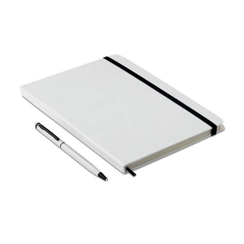 NEILO SET A5 notebook w/stylus 72 lined white 