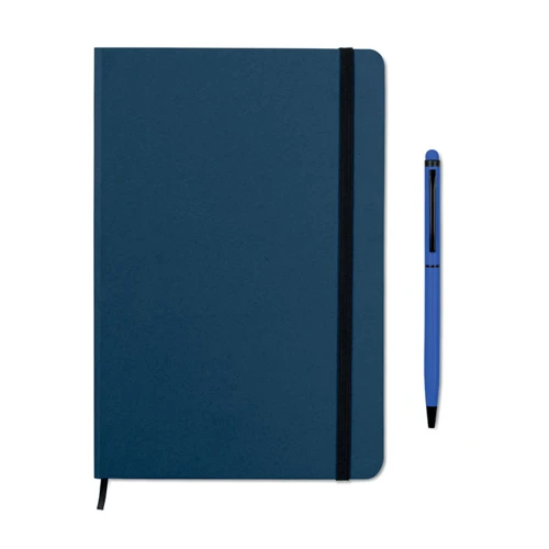 NEILO SET A5 notebook w/stylus 72 lined blue 