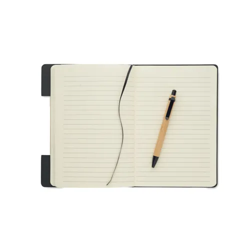 NOTEMIX A5 RPET notebook set stone grey 
