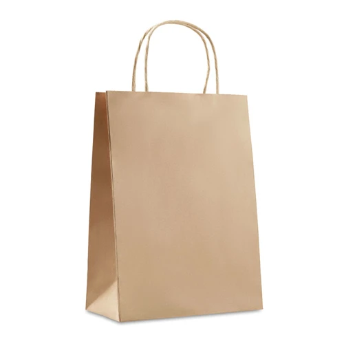PAPER MEDIUM Gift paper bag medium 150 gr/m² beige 