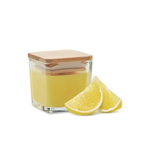 PILA Squared fragranced candle 50gr yellow 