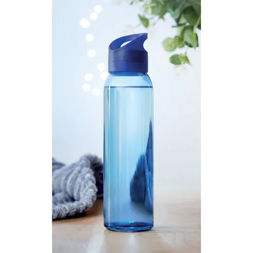 PRAGA Üveg palack 470 ml Királykék 