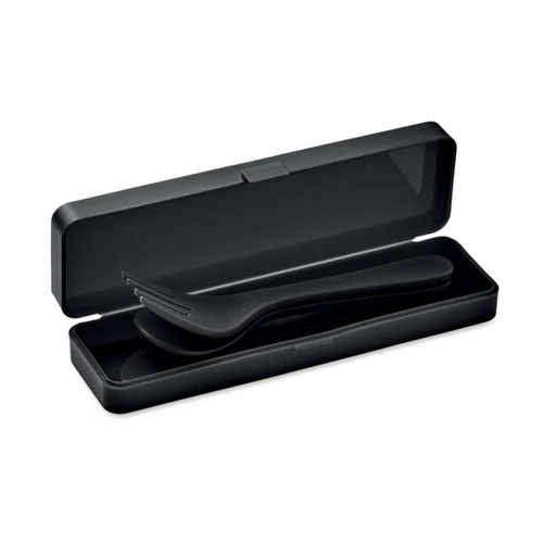 RIGATA Cutlery set  PP black 