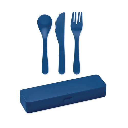 RIGATA Cutlery set  PP blue 