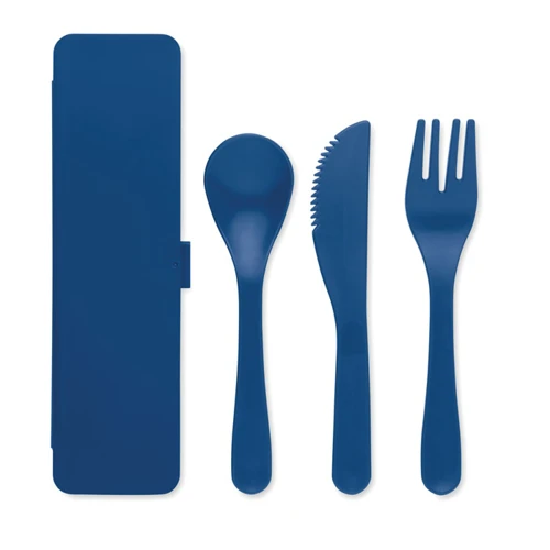 RIGATA Cutlery set  PP blue 