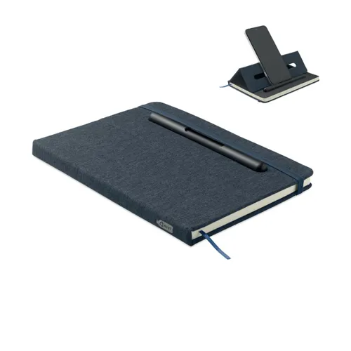 RINBOOK A5 notesz telefontartóval Francia Tengerészkék 