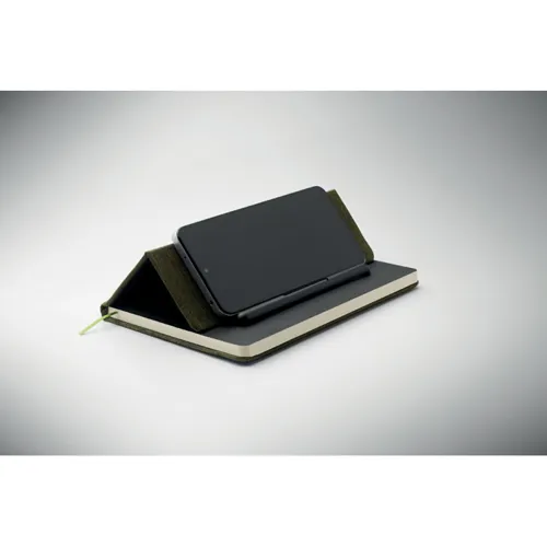 RINBOOK A5 notesz telefontartóval Sötétzöld 