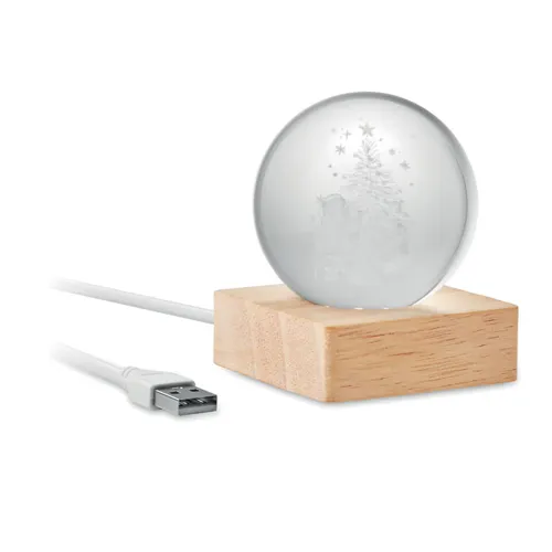 SANTA LIGHT Karácsonyi LED gömb Fa 