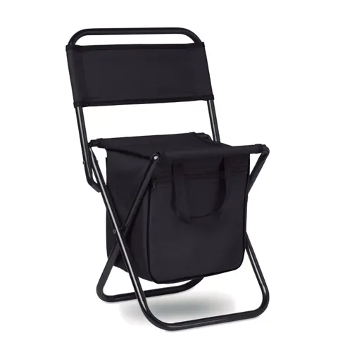 SIT & DRINK Foldable 600D chair/cooler black 