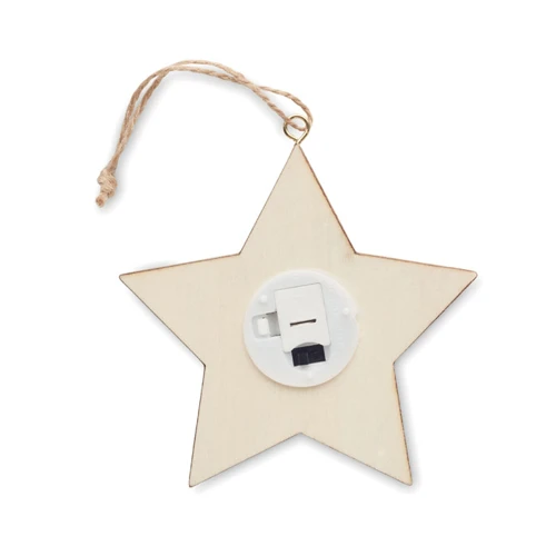STARLIGHT MDF star with light wood 