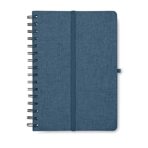 STRATA A5 notebook with phone holder blue 