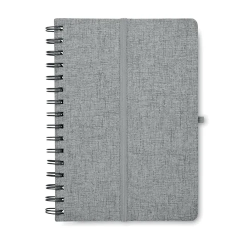 STRATA A5 notebook with phone holder grey 