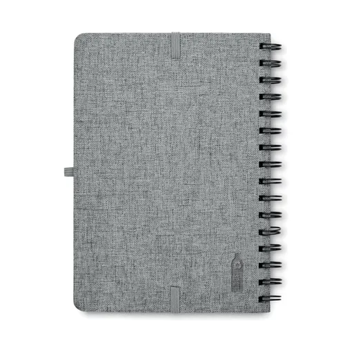 STRATA A5 notebook with phone holder grey 