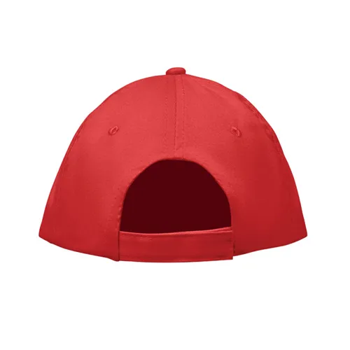 SUNNY 5 panel baseball cap 180 gr red 