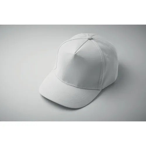 SUNNY 5 panel baseball sapka 180 gr Fehér 