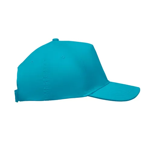 SUNNY 5 panel baseball sapka 180 gr Türkiz 