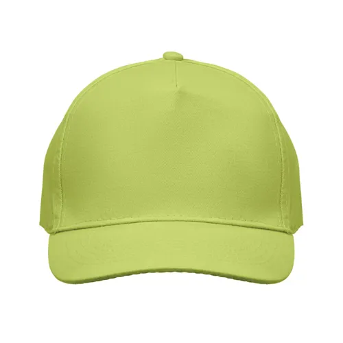 SUNNY 5 panel baseball sapka 180 gr Lime 
