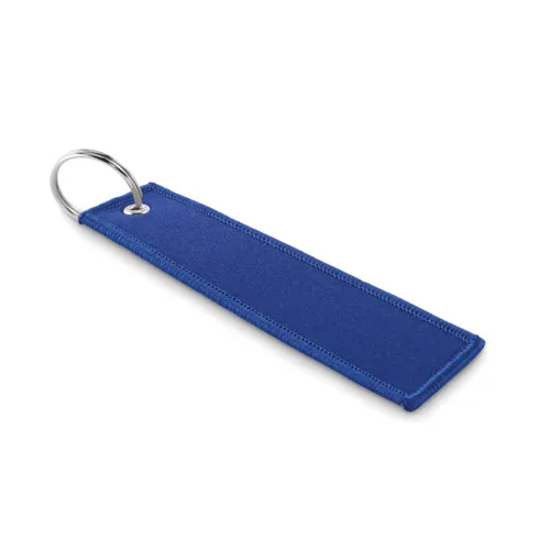 TAKEOFF Remove before flight key ring royal blue 
