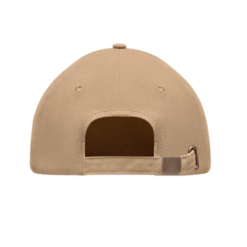 TEKAPO 6 panel baseball cap 270 gr/m beige 