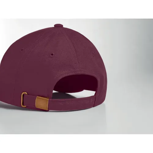 TEKAPO 6 panel baseball sapka 270g/m² Bordó 