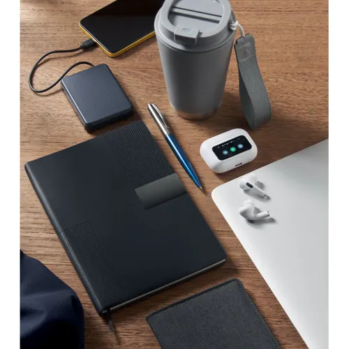 TREZE A5 PU notebook black 