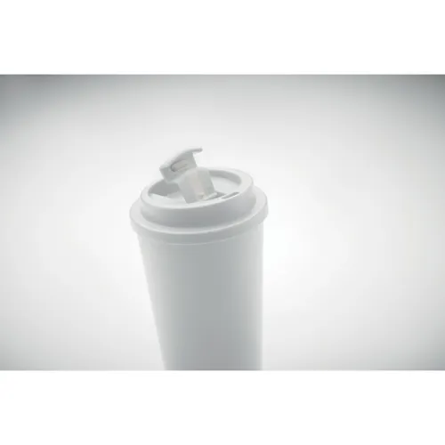 TUESDAY Double wall tumbler 450 ml white 