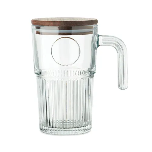 VITRIO JAR Üveg bögre 450 ml Áttetsző 